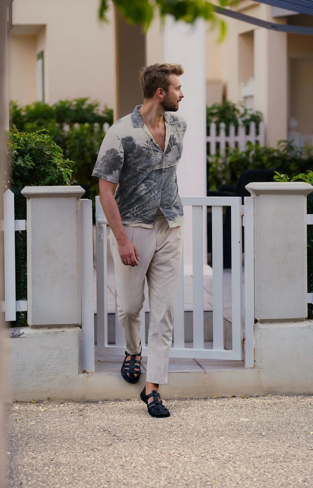 Leguano - Jaro Black - Sandalias barefoot hombre