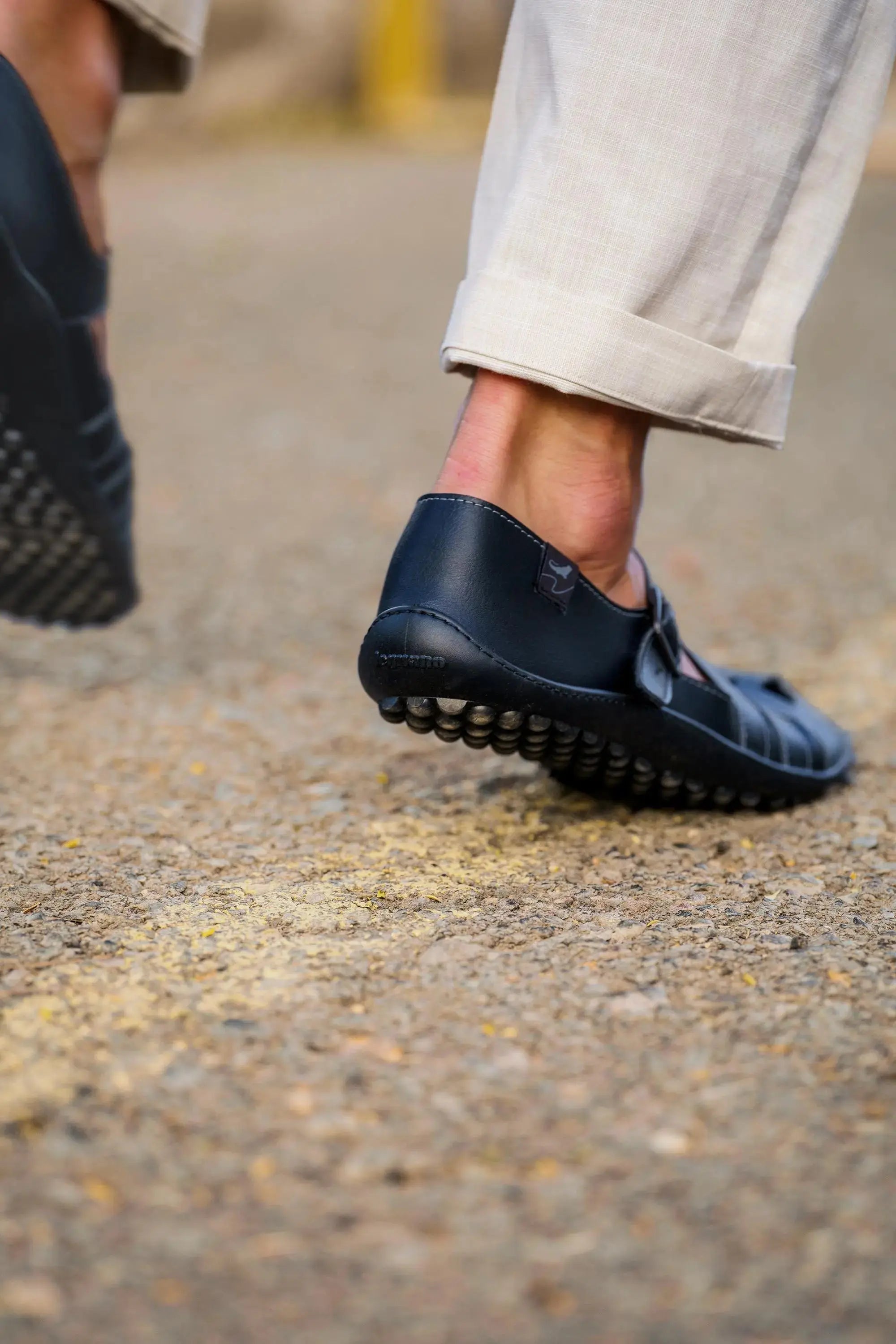 Leguano - Jaro Black - Sandalias barefoot hombre