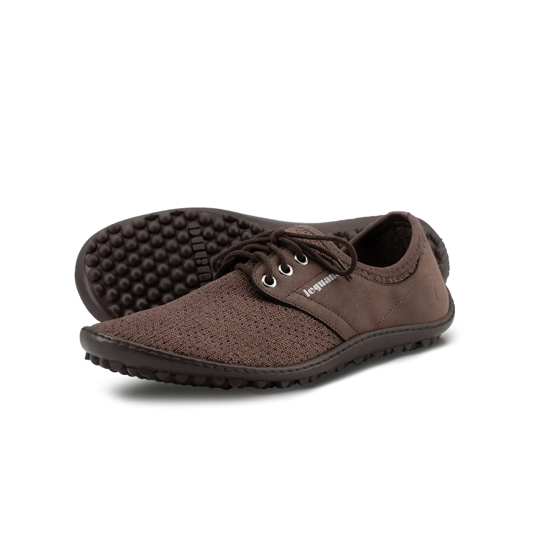 Leguano Juno Mokka - Zapatillas Casual y de Oficina Unisex Marrones  Cacles Barefoot
