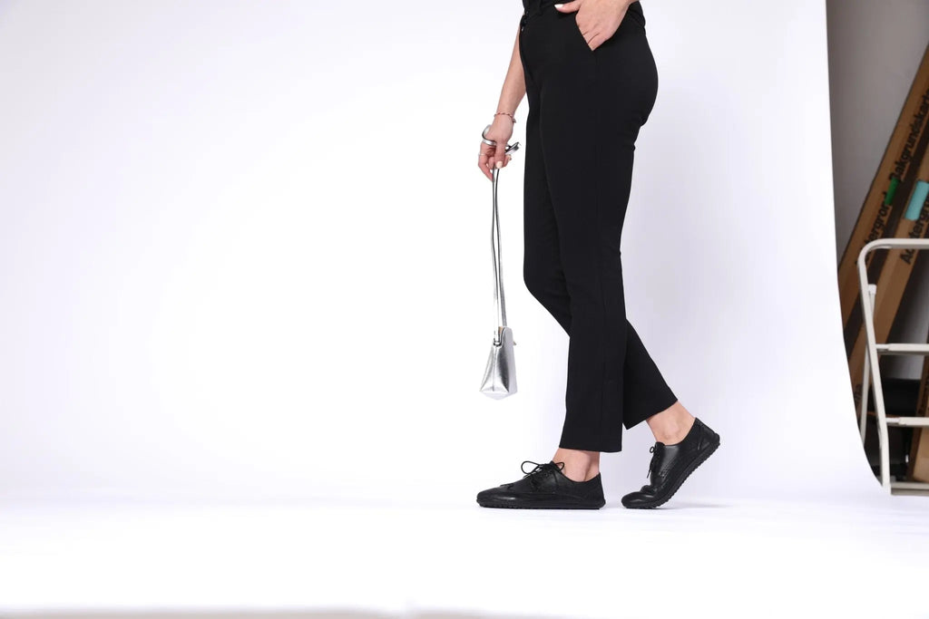 Leguano - Marilyn Schwarz - Zapatos Barefoot Elegantes de cuero
