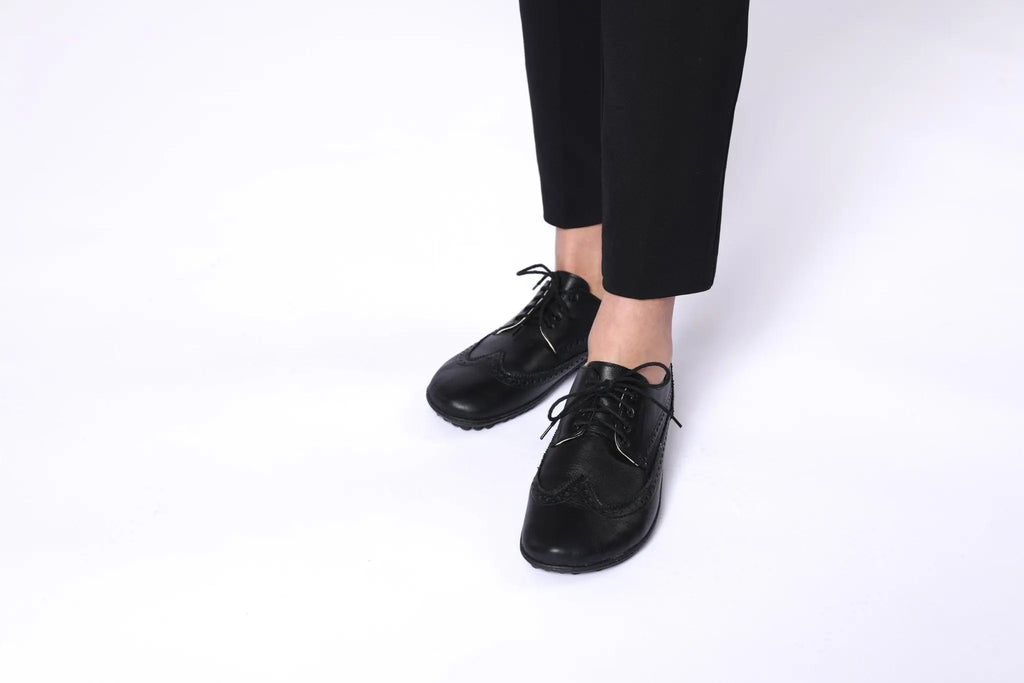 Leguano - Marilyn Schwarz - Zapatos Barefoot Elegantes de cuero