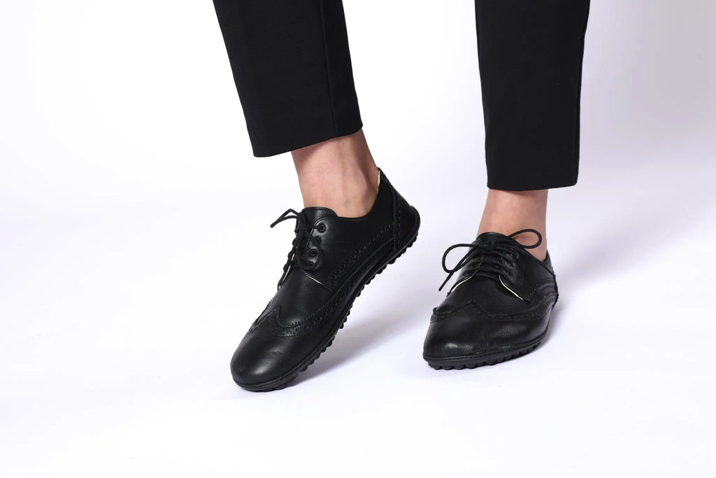Leguano - Marilyn Schwarz - Zapatos Barefoot Elegantes de cuero