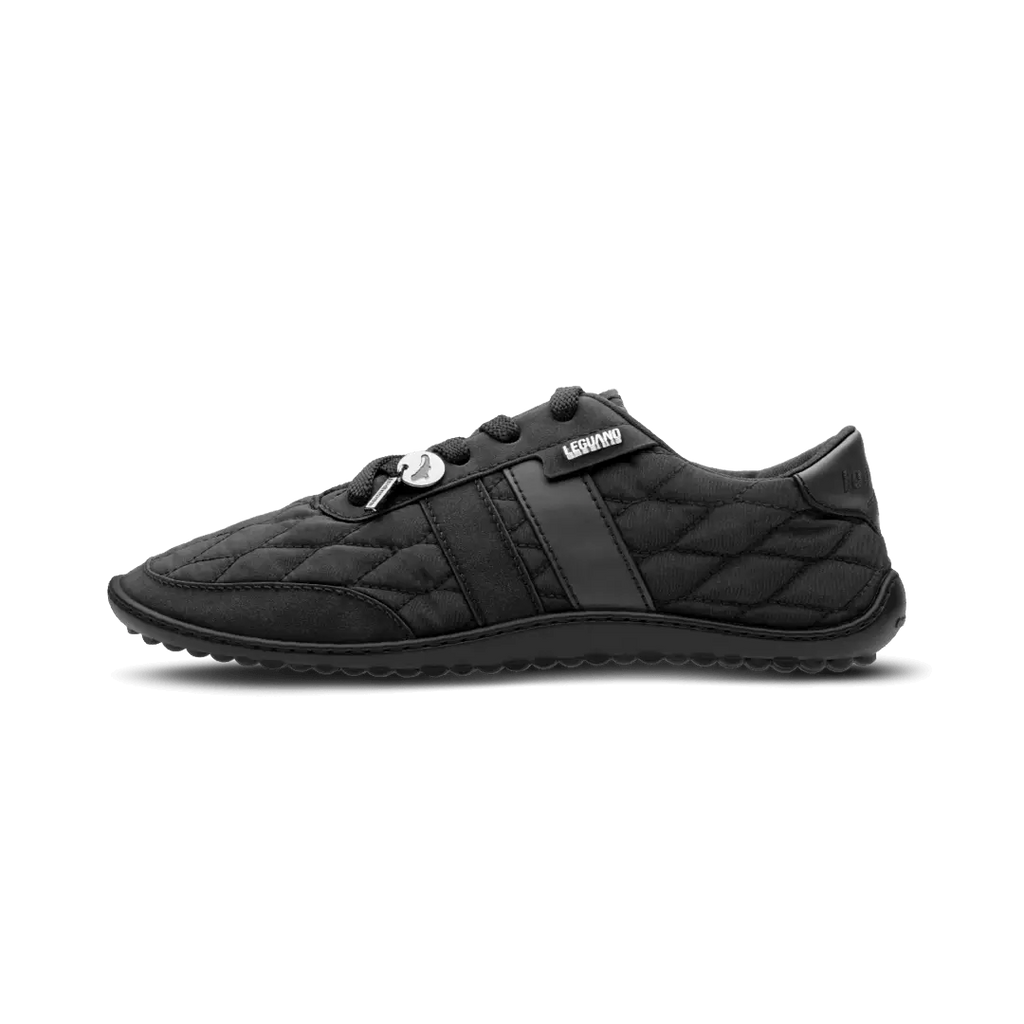 Leguano Nightstep Black - Zapatillas Barefoot Casual Everyday para Mujer Negras  Cacles Barefoot