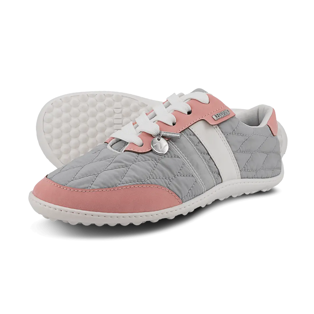Leguano Nightstep Rose - Zapatillas Barefoot Casual Everyday para Mujer Gris Rosa  Cacles Barefoot