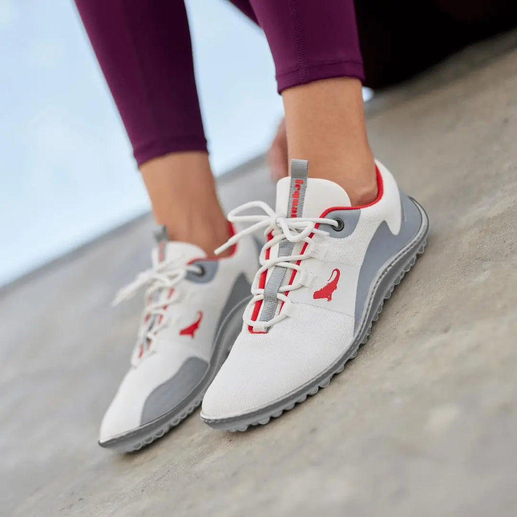 Leguano - Spinwyn White - Zapatillas Barefoot Entrenamiento y Deportes de Interior