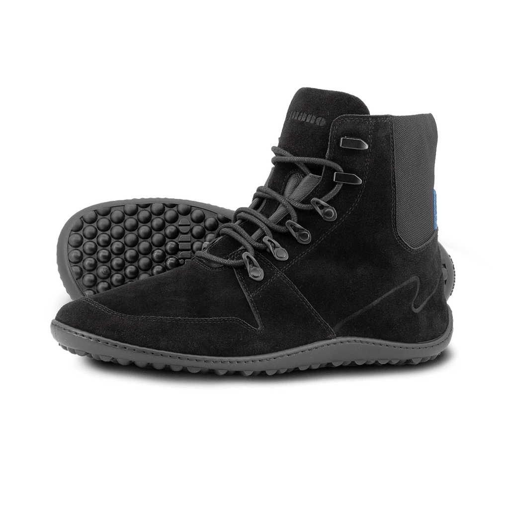 Leguano Velord - Botas barefoot otoñales elegantes unisex negras