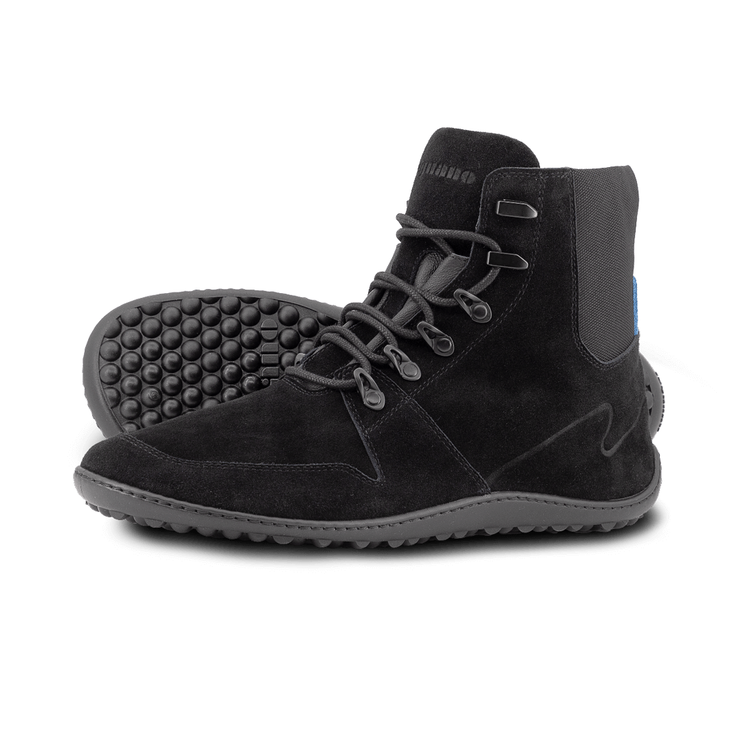Leguano Velord - Botas barefoot otoñales elegantes unisex negras