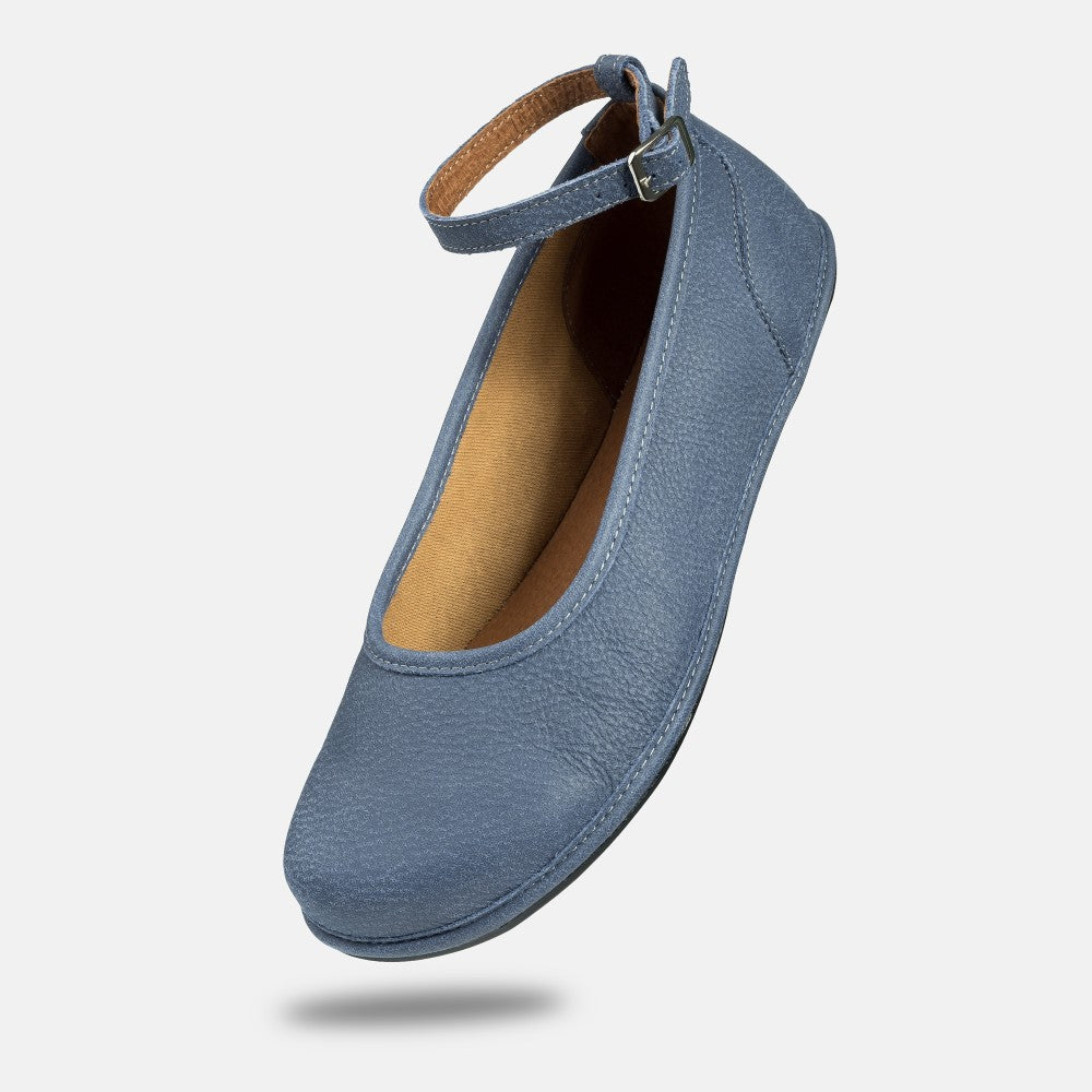 Magical Shoes Ada Blue - Bailarinas barefoot de mujer azules-Bailarinas-Magical Shoes-Cacles Barefoot