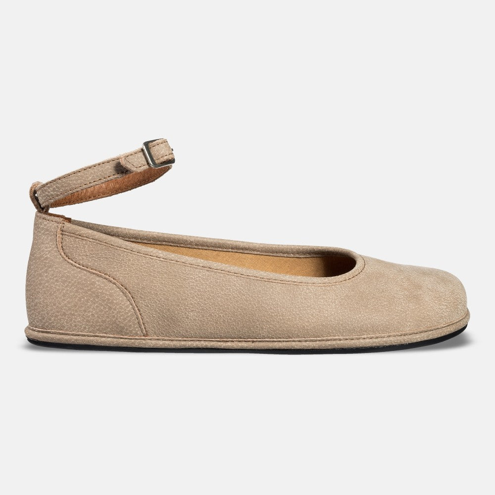 Magical Shoes Ada Cappucino - Bailarinas barefoot de mujer beige-Bailarinas-Magical Shoes-Cacles Barefoot
