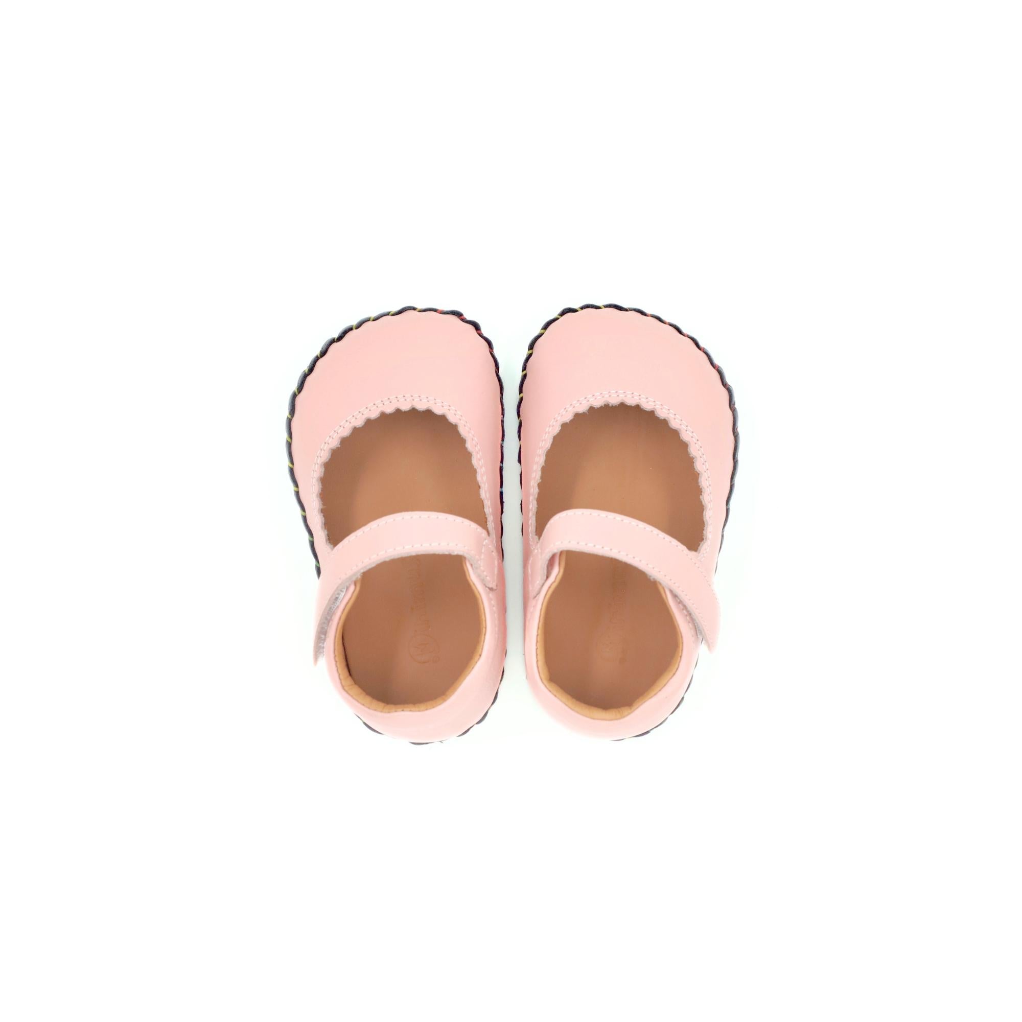 Minimus - Little Dove Pink - merceditas respetuosas de primeros pasos rosas
