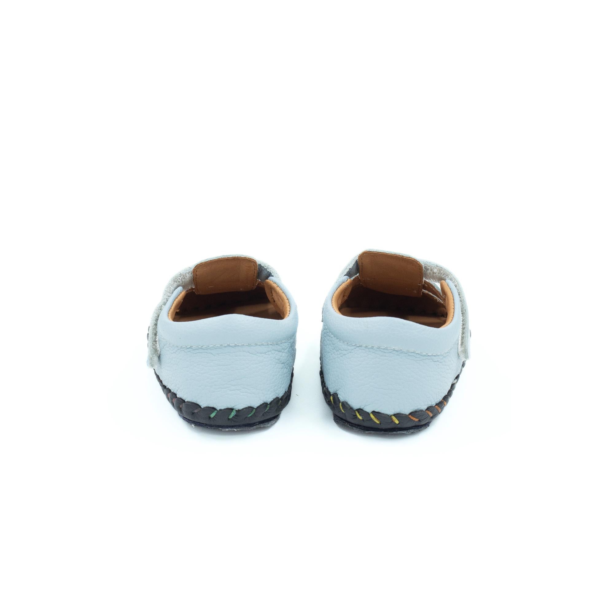 Minimus - Little King Fisher Baby Blue - sandalias respetuosas de primeros pasos azules