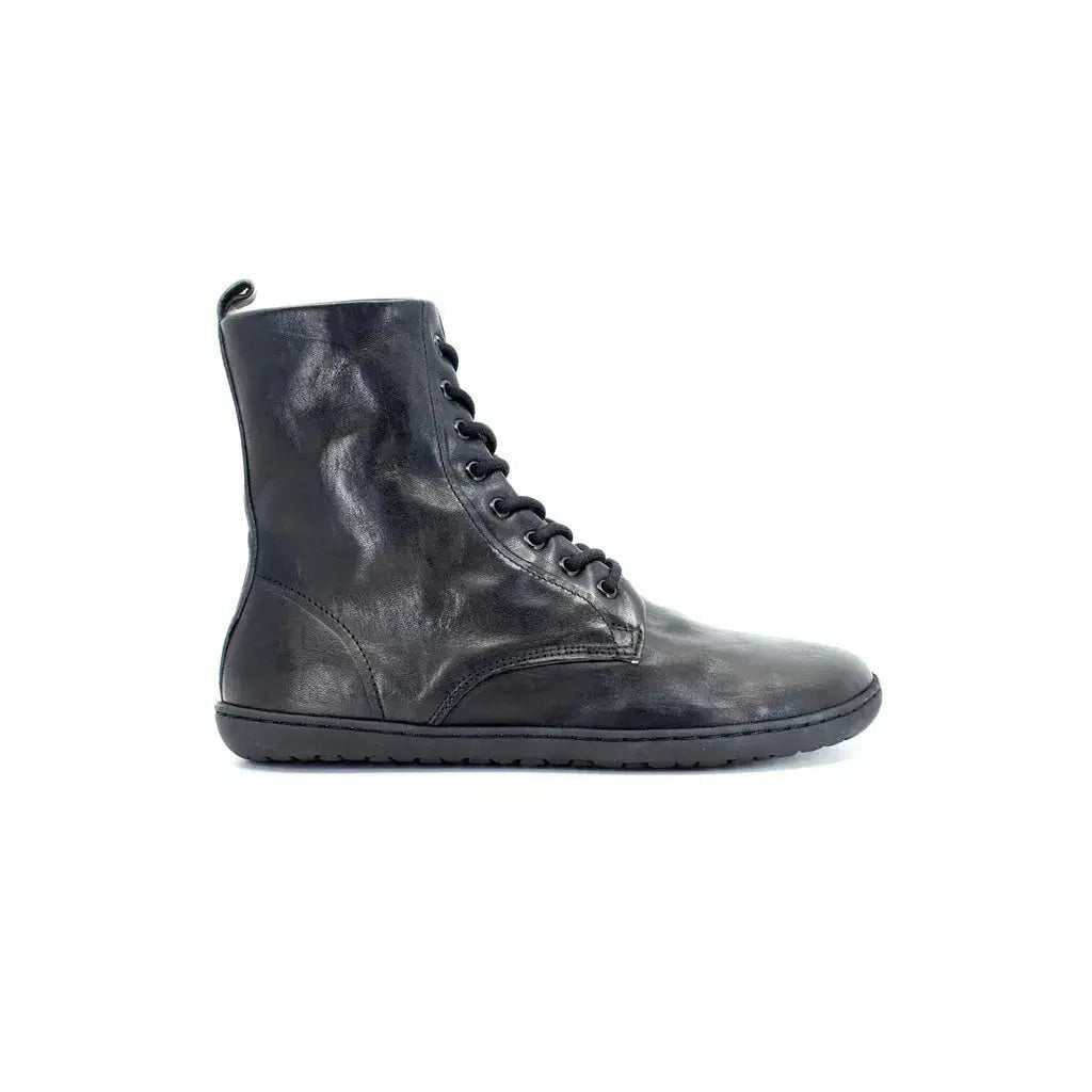 Mukishoes - Igneous II Noir - Bottines barefoot à lacets