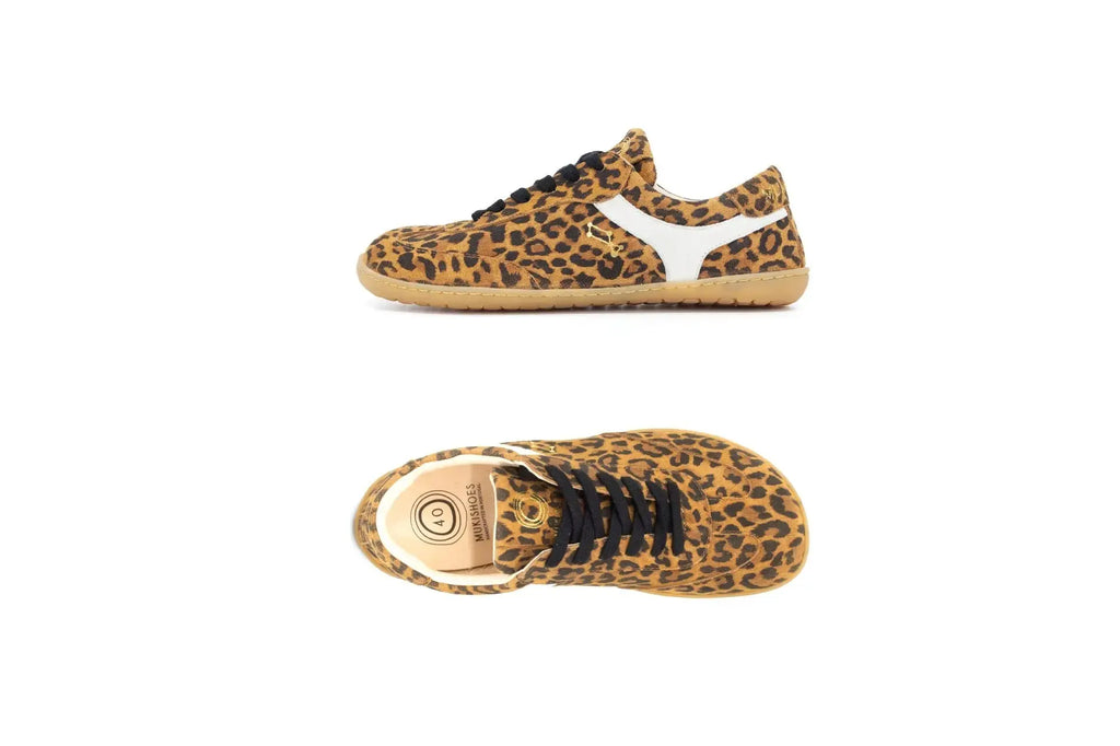 Mukishoes - Lyra Leo - Zapatillas barefoot de leopardo unisex