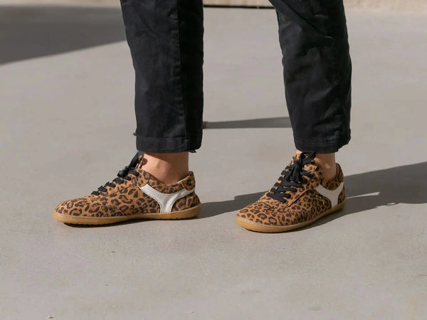 Mukishoes - Lyra Leo - Zapatillas barefoot de leopardo  unisex