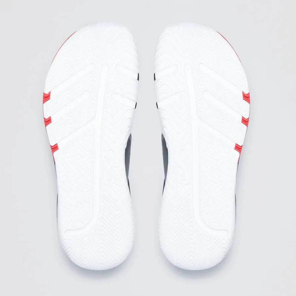 Notace Koto 1 Men Red-Heathered Grey - Zapatillas barefoot de hombre para deportes de raqueta en pista multicolor  Cacles Barefoot