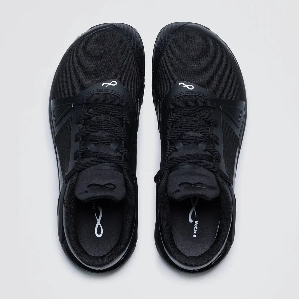 Notace Koto 1 Men Triple Black - Zapatillas barefoot de hombre para deportes de raqueta en pista negras  Cacles Barefoot
