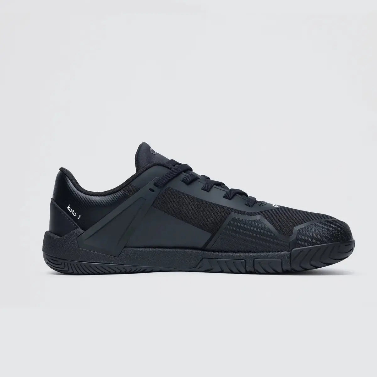 Notace Koto 1 Men Triple Black - Zapatillas barefoot de hombre para deportes de raqueta en pista negras  Cacles Barefoot