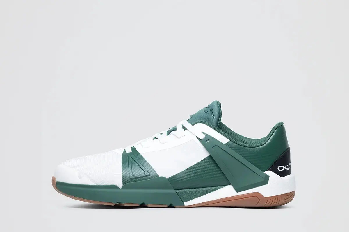 Notace Koto 1 Men White Green - Zapatillas barefoot de hombre para deportes de raqueta en pista  Cacles Barefoot