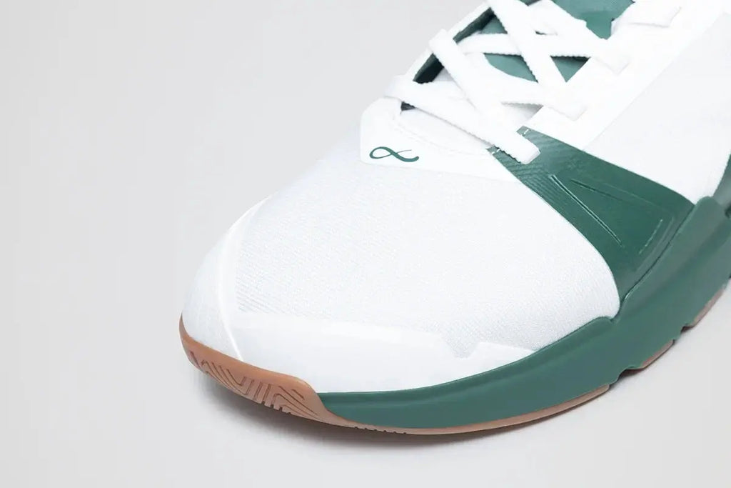 Notace Koto 1 Men White Green - Zapatillas barefoot de hombre para deportes de raqueta en pista  Cacles Barefoot