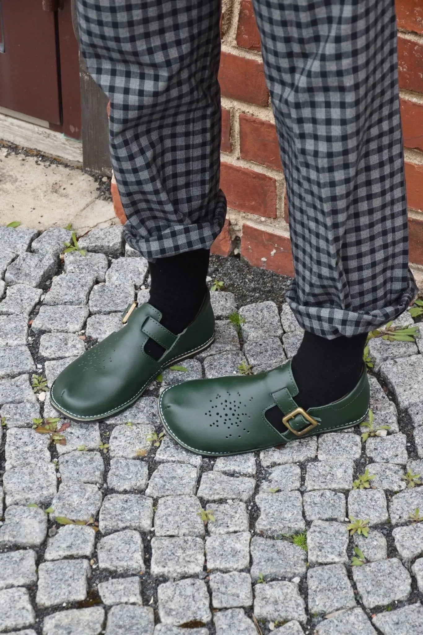 OmaKing - Vert Foncé - merceditas minimalistes