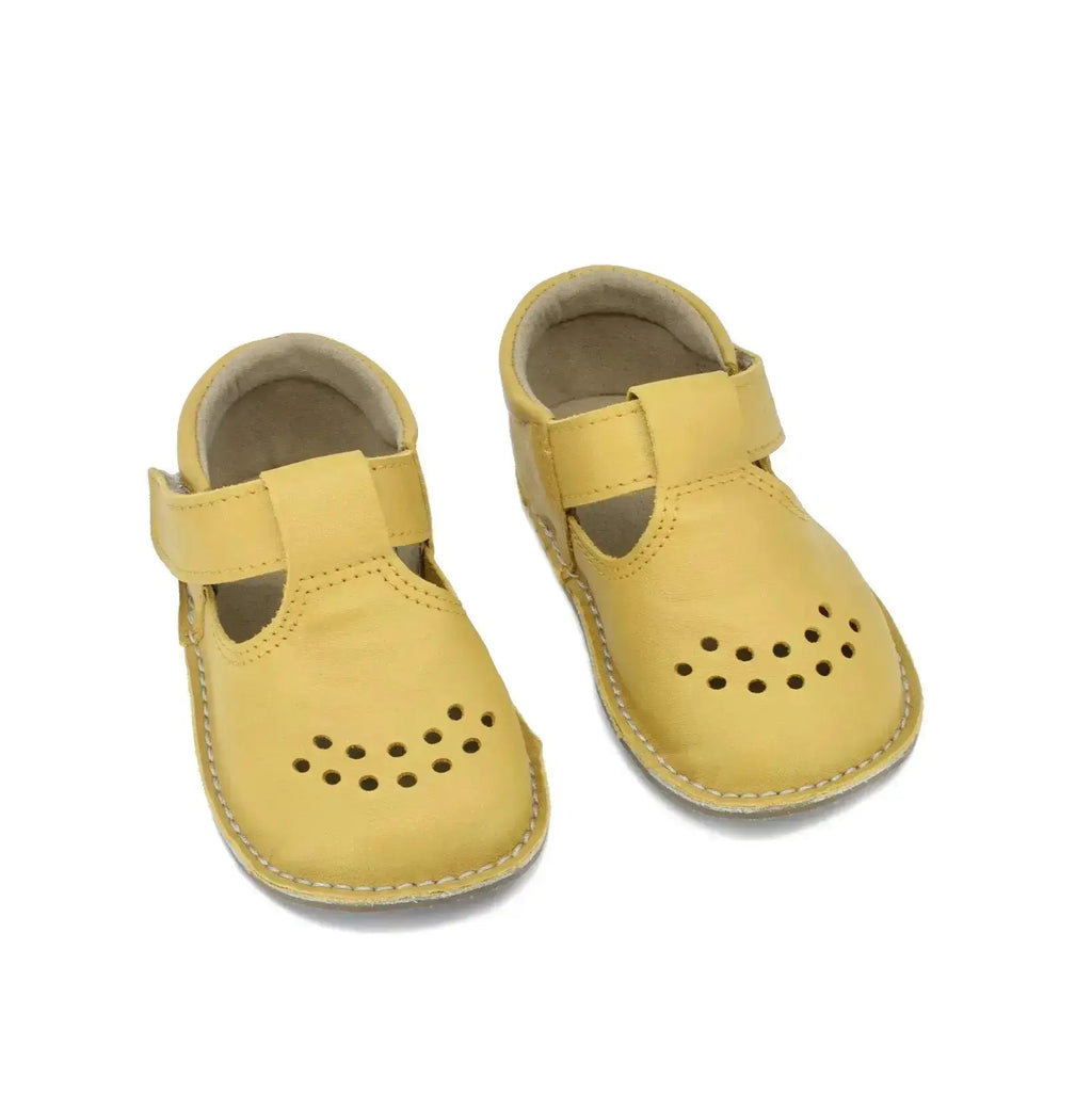 OmaKing - Lusti Jaune - chaussons barefoot pour tout-petits