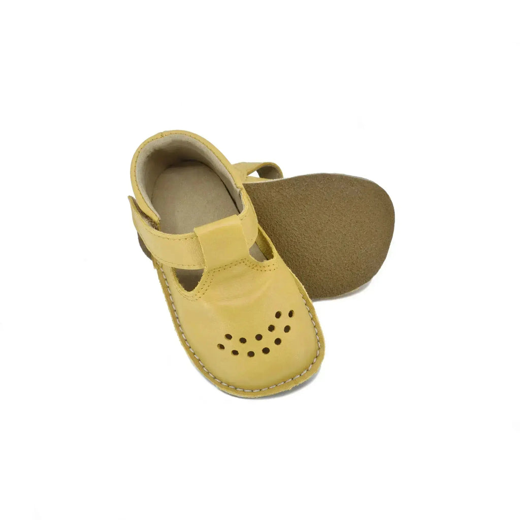 OmaKing - Lusti Jaune - chaussons barefoot pour tout-petits
