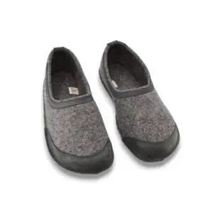 OmaKing - Gris Foncé - chaussons barefoot feutre