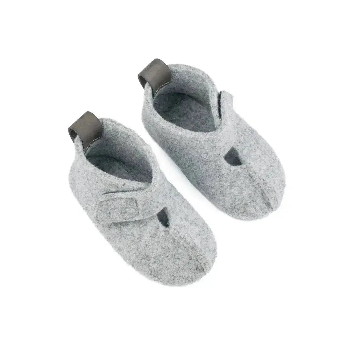 Omaking - Kaku Grey - zapatillas de casa respetuosas infantiles calentitas grises
