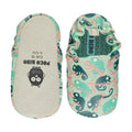 Poco Nido. Chameleon Mint Vegan Mini Shoes - mocs respetuosos de primeros pasos menta con camaleones
