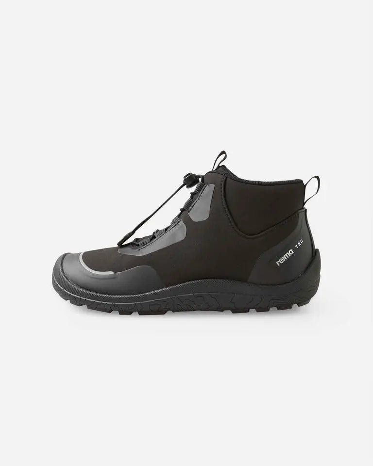 Reima - Loikkii Black - Botines barefoot impermeables infantiles negro
