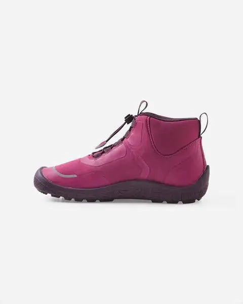 Reima - Loikkii Cool Burgundy - Botines barefoot impermeables infantiles granate