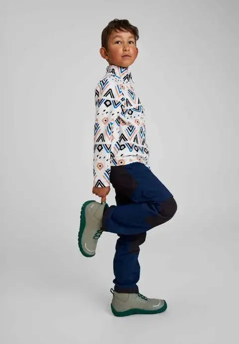 Reima - Loikkii Greyish Green - Botines barefoot impermeables infantiles verdes