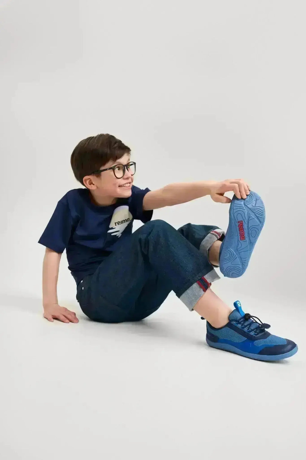 Reima - Tallustelu '25 Blue Ocean - Zapatillas barefoot impermeables infantiles azul