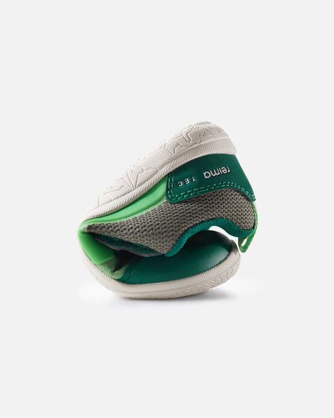 Reima Tepastelu Greyish Green - Zapatillas barefoot impermeables infantiles verde