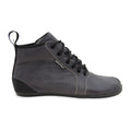 Saltic Vintero Anthracite - Botines barefoot otoñales con membrana térmica gris oscuro