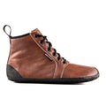 Saltic Vintero Tobacco - Botines barefoot otoñales con membrana térmica marrones