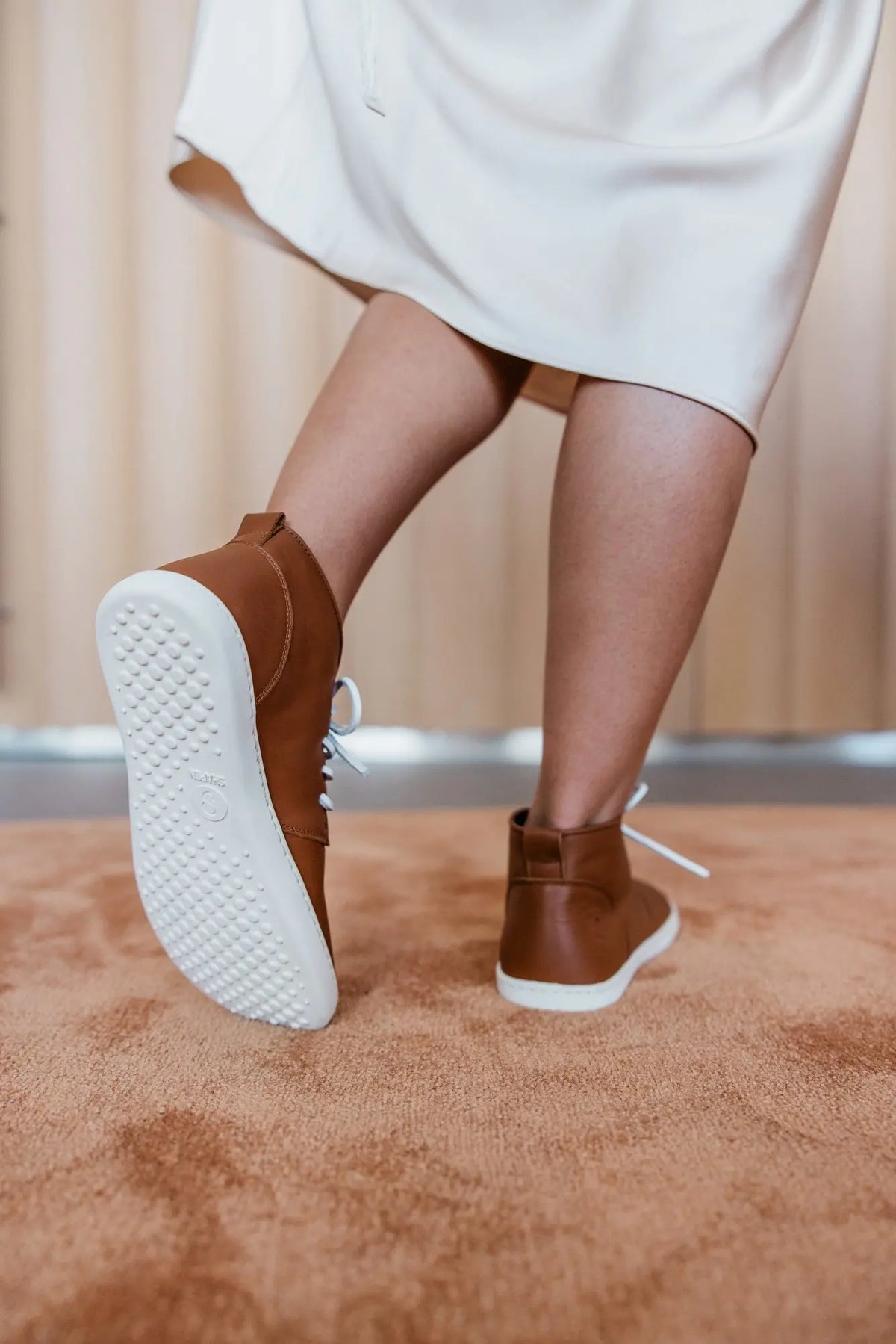 Shapen - Berry Cognac - Zapatos barefoot