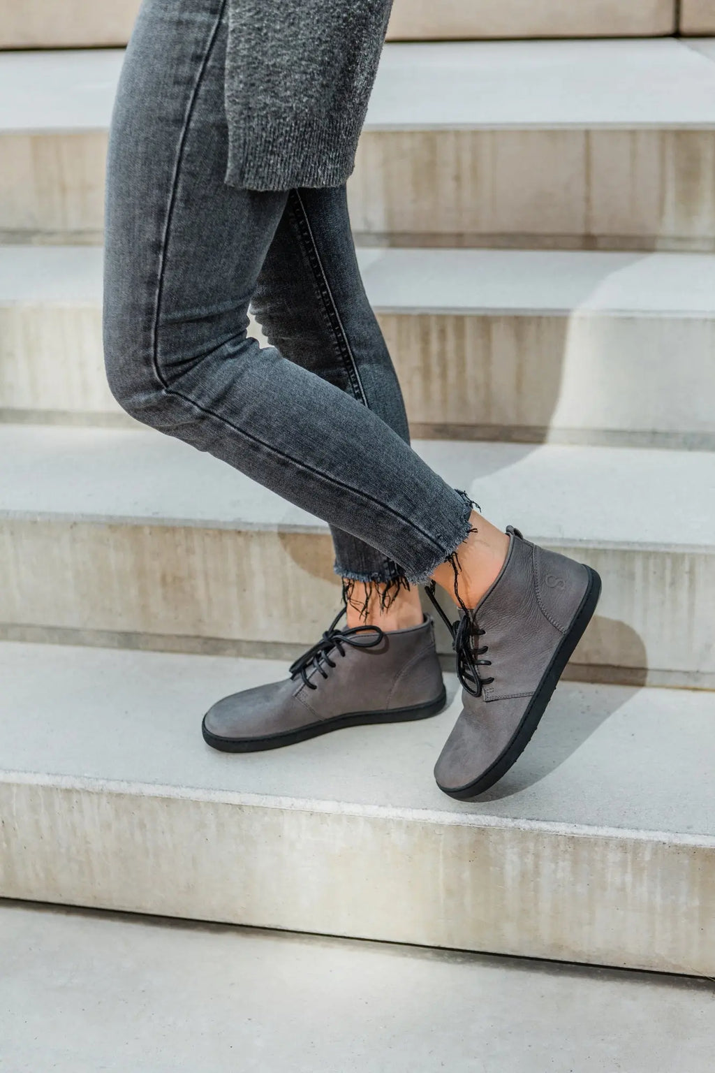 Shapen - Berry Dark Grey - Zapatos barefoot
