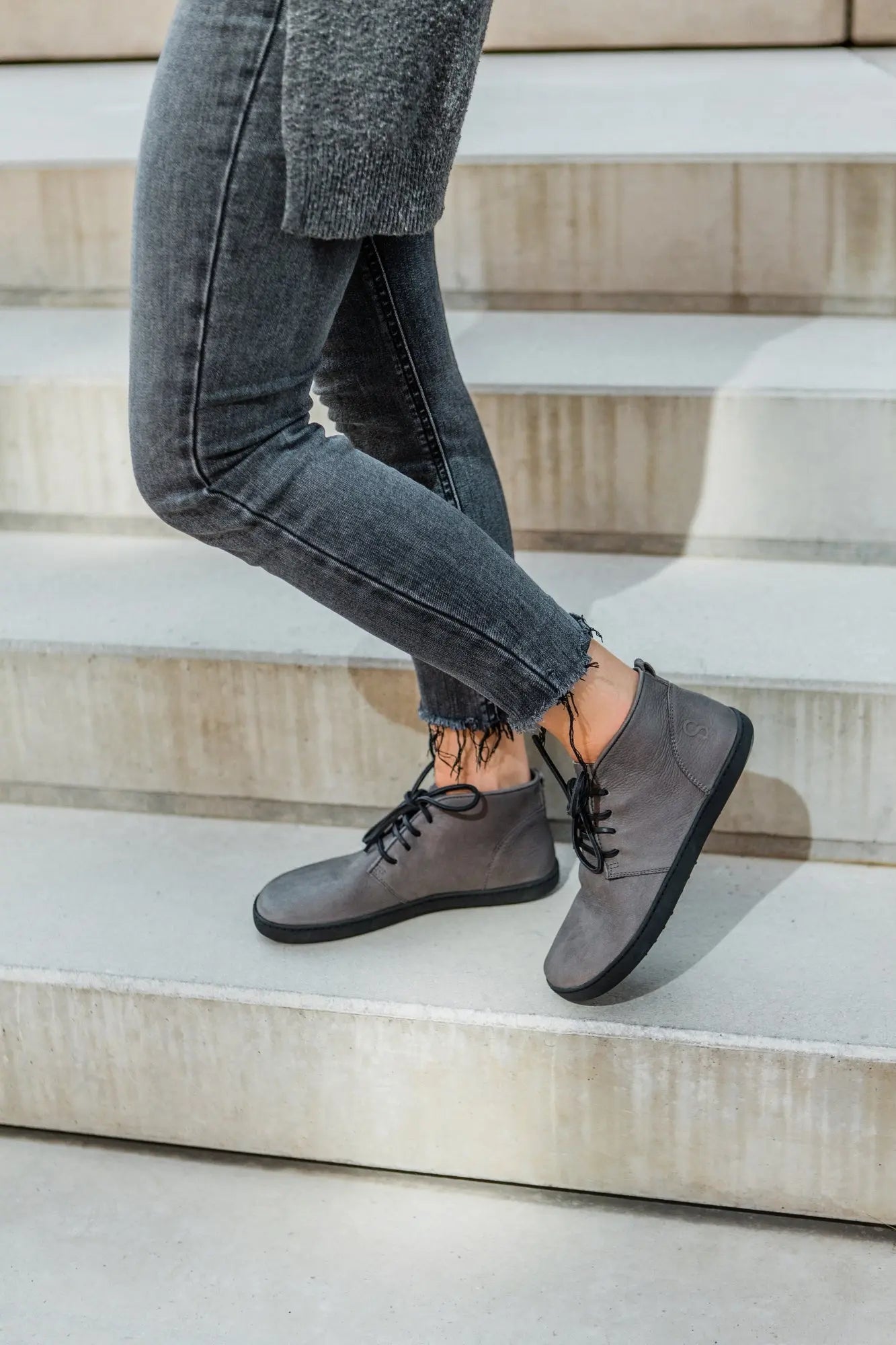 Shapen - Berry Dark Grey - Zapatos barefoot