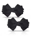 Shapen - Clips pour chaussures nœud noir - Décoration pour chaussures pieds nus