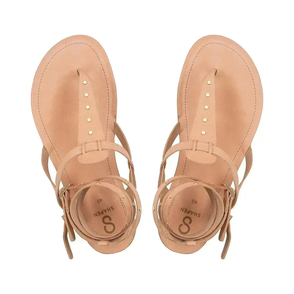 Shapen - Caliope Natural - Sandalias barefoot nude para mujer