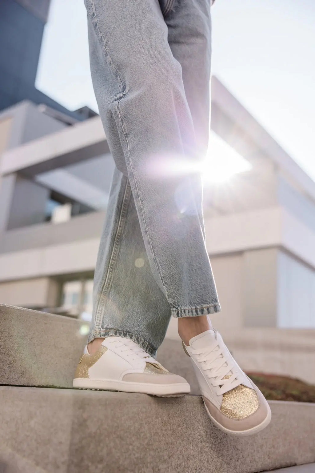 Shapen – Charm Light Gold – Sneakers barefoot