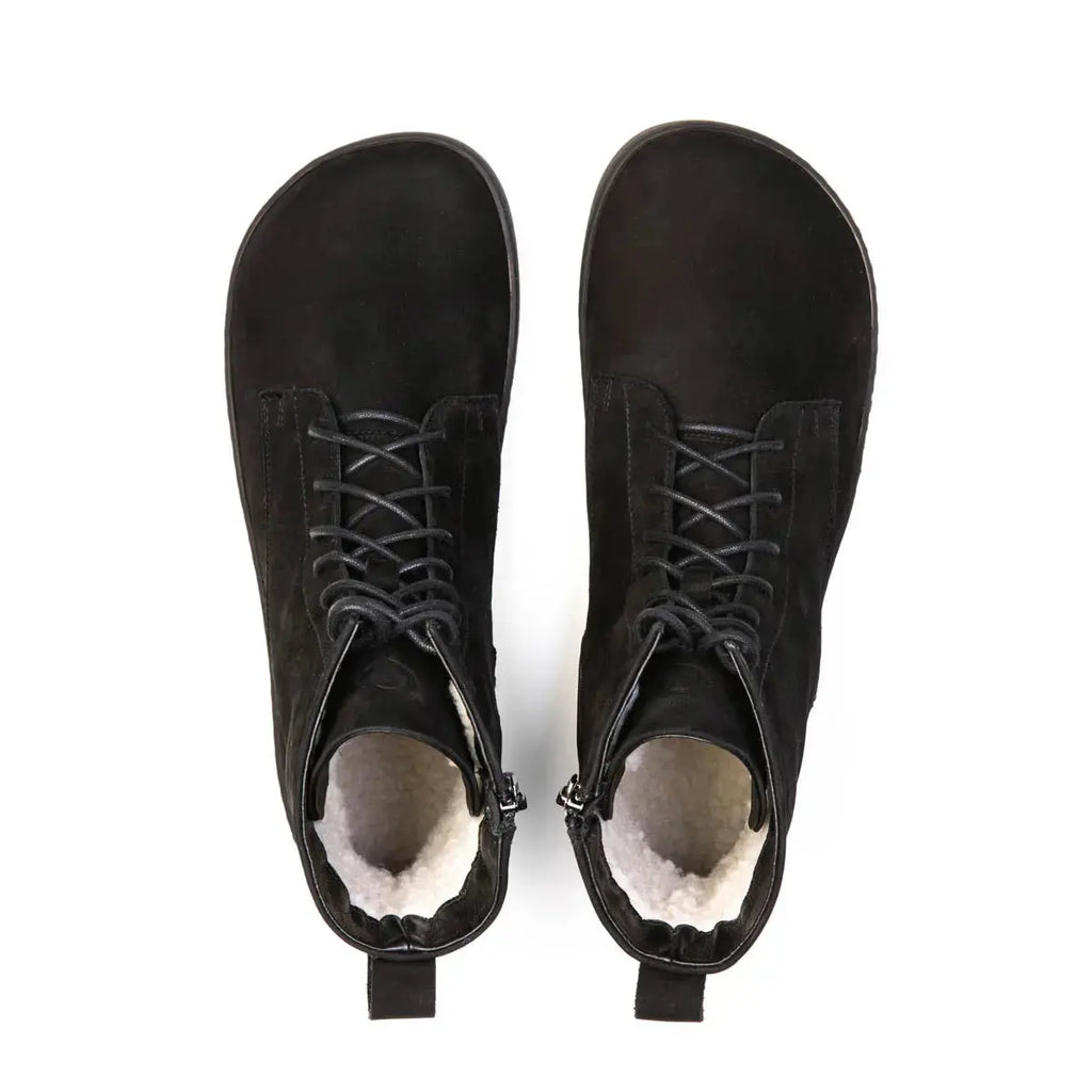 Shapen - Cozy 2.0 Black - Botas barefoot de invierno