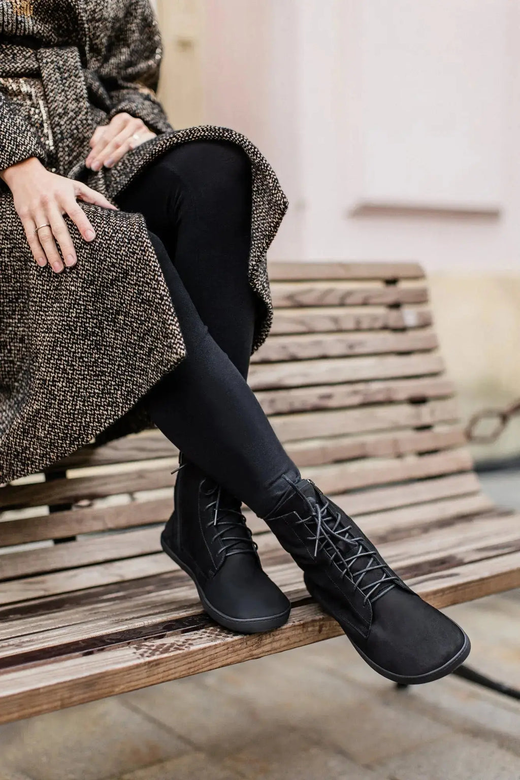 Shapen - Cozy 2.0 Black - Botas barefoot de invierno