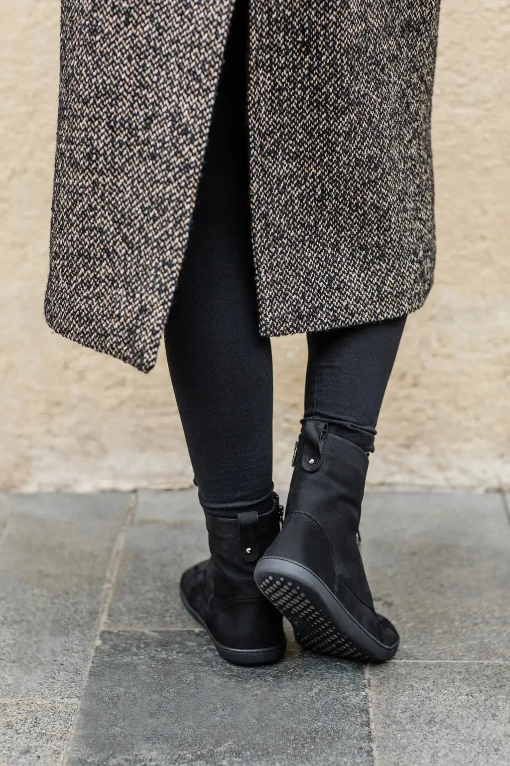 Shapen - Cozy 2.0 Black - Botas barefoot de invierno