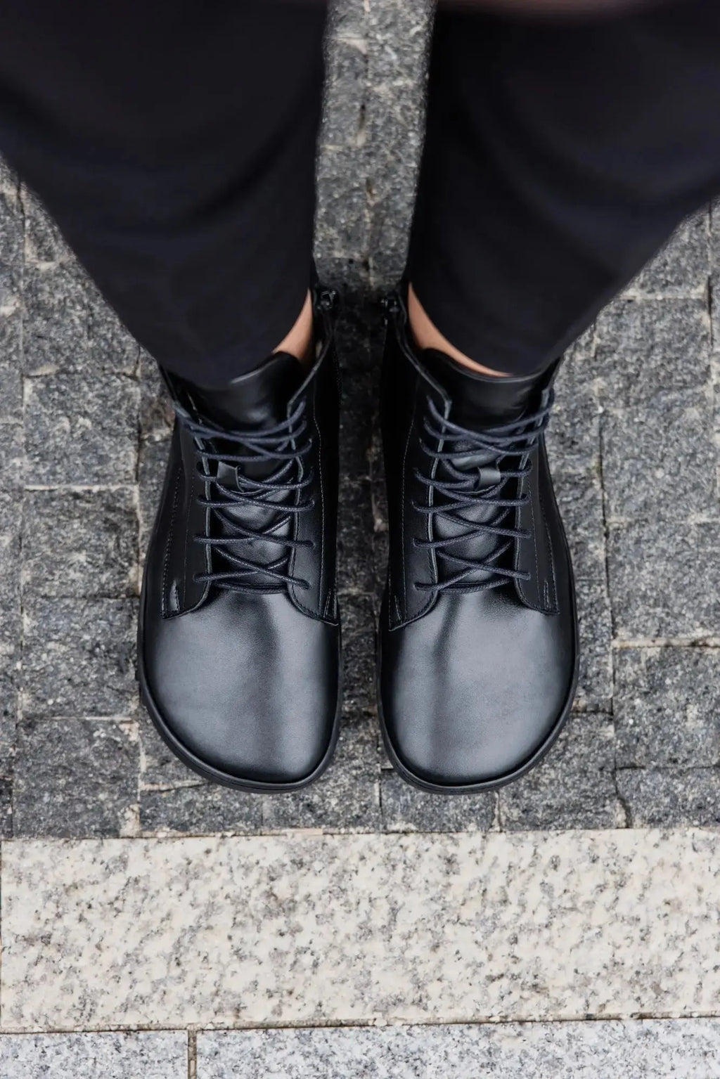 Shapen - Cozy 2.0 Black - Botas barefoot de invierno