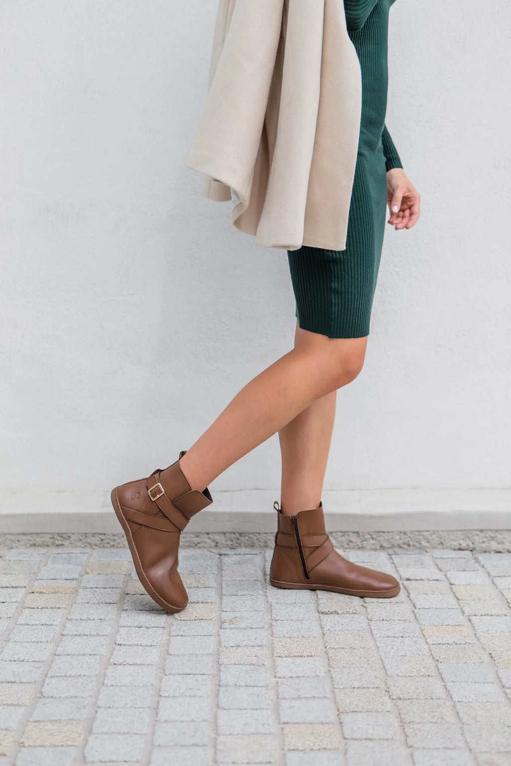Shapen - Divine Brown - Bottines minimalistes
