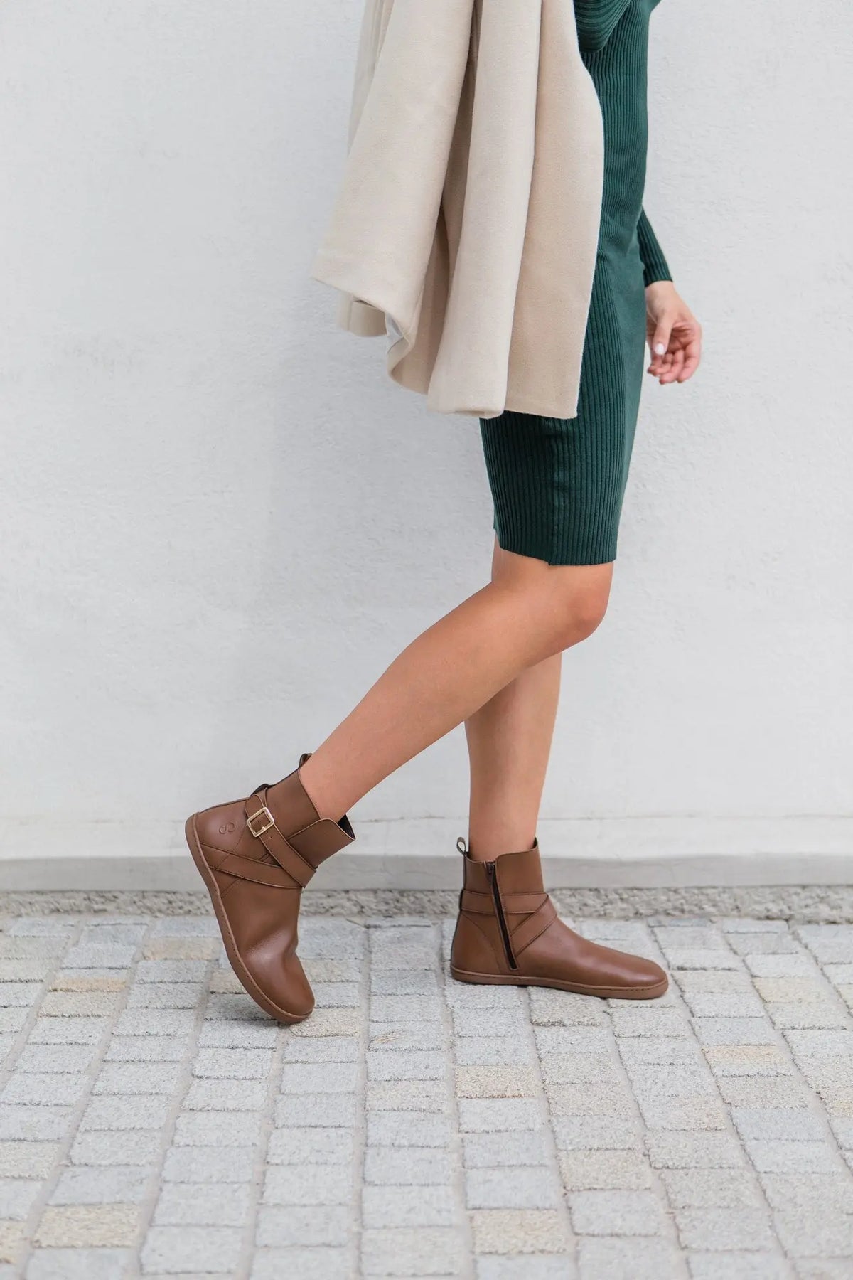 Shapen - Divine Brown - Bottines minimalistes