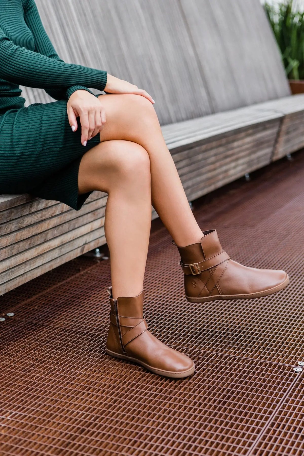 Shapen - Divine Brown - Bottines minimalistes