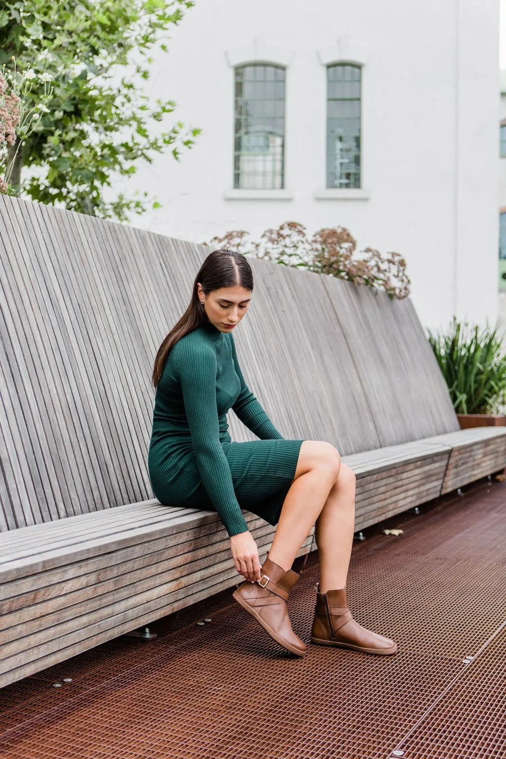 Shapen - Divine Brown - Bottines minimalistes